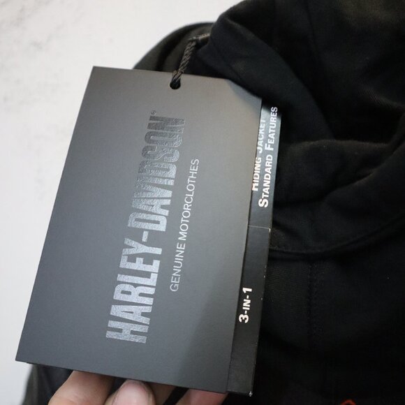 Harley Davidson Women's Miss Enthusiast 2.0 Leather 3-in-1 Riding Jacket - Picture 13 of 15